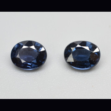 Spinello blu coppia 0.74 ct.