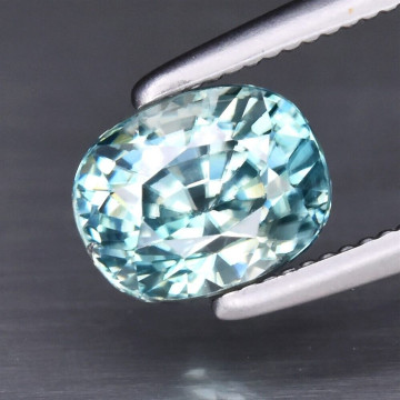 BLUE ZIRCON 1.34 ct.