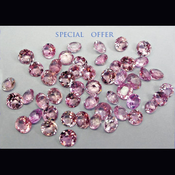 Tormalina rosa lotto  12.00 ct.