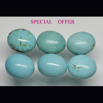 Turchese lotto 6 pz  25.11 ct.
