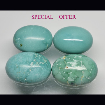 Turchese lotto 4 pz  36.96 ct.