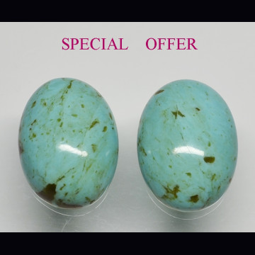 Turchese coppia  18.81 ct.