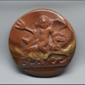 Bruneau jasper cameo 136.84 ct.