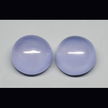 Calcedonio blu coppia 7.02 ct.