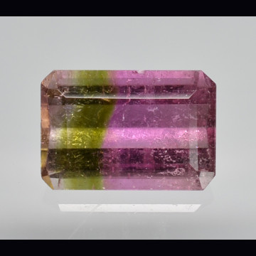 Bicolor tourmaline  3.04 ct.