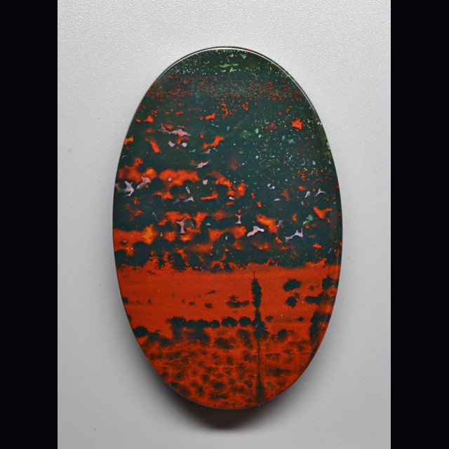 Heliotrope -bloodstone  71.30 ct.