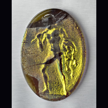 Glass cameo Hercules  30.58 ct.