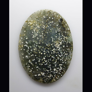 Galactic chalcedony 54.75 ct.